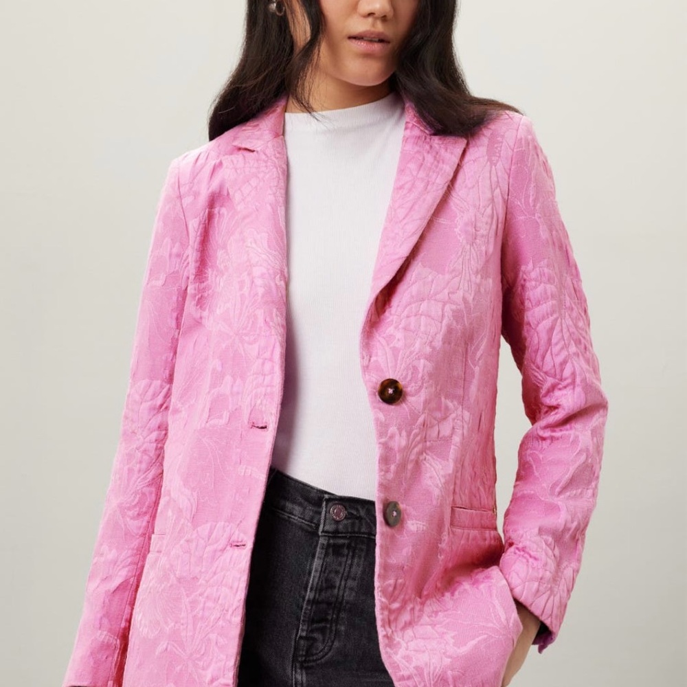 Scotch & Soda Pink Jacquard Jacket